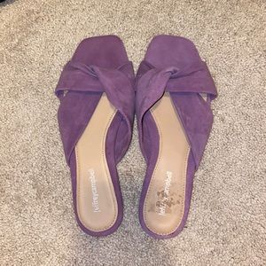 New Jeffery Campbell purple sandals size 9